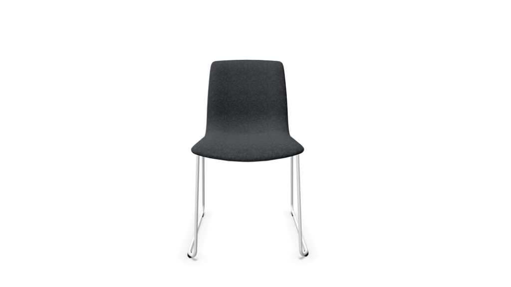 Actiu Noom Chair with Cantilever Frame - White steel cantilever frame