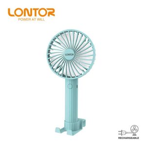 CTL-MF012-4 rechargeable fan, mini hand fan with phone holder, portable rechargeable fan Nigeria, 4-inch rechargeable fan Abuja, 3-speed rechargeable hand fan, best rechargeable fan for office and travel, CTL mini cooling fan.