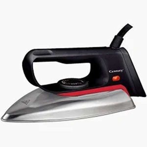 Century Dry Iron, CEI-7210-L, dry iron in Nigeria, electric dry iron, ironing machine for clothes, non-stick dry iron, affordable iron in Abuja, Century iron black, best dry iron for home, clothes iron machine Nigeria, buy dry iron in Abuja, Ziva Direct appliances.