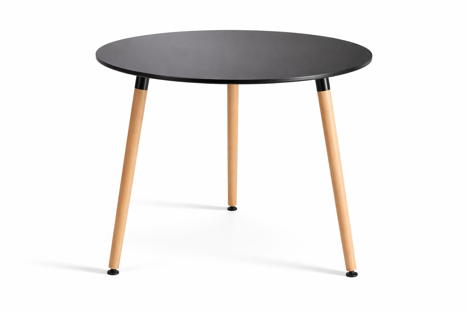 Scandinavian round table, governor table, modern round coffee table, black and wood round table, Nordic furniture, minimalist center table, modern living room table, wooden coffee table Nigeria, stylish coffee table, luxury round table, apartment furniture Nigeria, modern interior table.